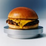 Original smash burger met gesmolten cheddar