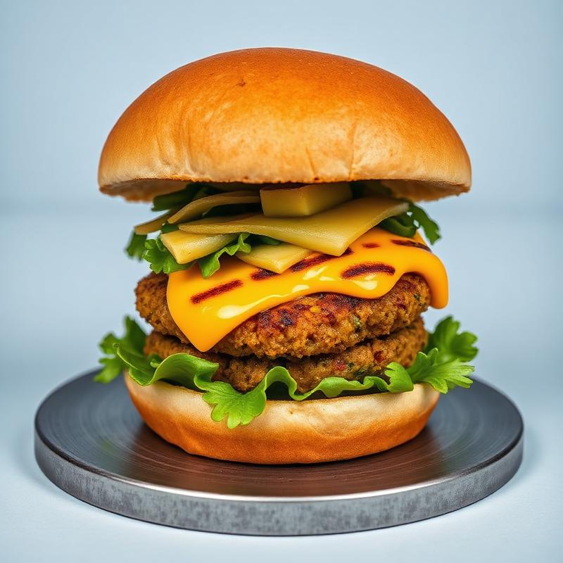 Vegetarische smash burger